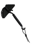 Anti Sag Gate Kit For Exterior Use With WeatherGuard Black Finish showing top bracket and cable with turnbuckle