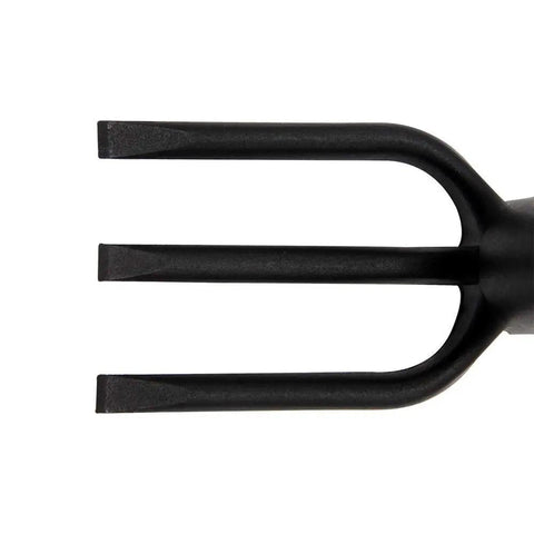 Close-up of black fiberglass prongs on 2990 Fiberglass Go-To Garden Tool, Lightweight Yet Durable, Ergonomic Grip, Easy to Clean