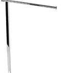 Free Standing Polished Chrome Towel Stand With Sleek Italian Design, Sturdy Standalone Bath Towel Holder, Easy Assembly, Modern Vibe