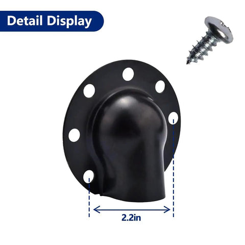 Beefy Metal Muffler Exhaust Deflector Cap Kit For Predator 420cc 459cc Engines detail display with screw and deflector plate