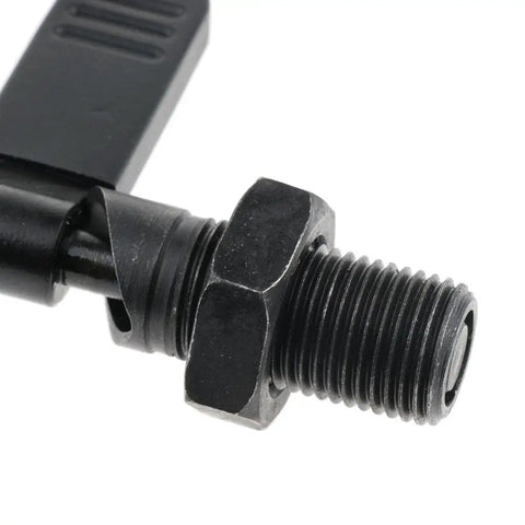 Rock Solid Retractable Indexing Plunger With L Shape Pull Handle Fine Thread Quick Release Pin showing case hardened carbon steel details.