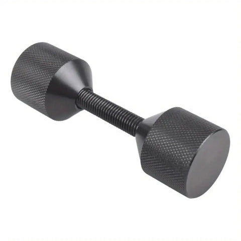 Heavy Duty Aluminum Flange Alignment Pins For Jig Fixtures And Precision Machining with textured black finish and threaded middle.