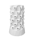 Dope 14 Layer Vertical Garden System Kit With 70 Slots, Indoor Outdoor Tower Garden, 20L Tank And Pump, White Design