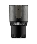 Portable Electric Beverage Warmer And Cooler Quiet Office Desk Cup Heater Chiller black with air vents for coffee and tea.
