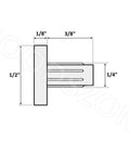 Diagram of Ten Pack Glass Table Top Bumpers Clear Vinyl Pads Spacers For Patio Furniture Indoor Outdoor