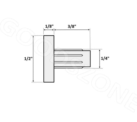 Diagram of Ten Pack Glass Table Top Bumpers Clear Vinyl Pads Spacers For Patio Furniture Indoor Outdoor