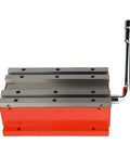 Badass Heavy Duty Manual Magnetic Vise With Rock Solid Insane Holding Power Perfect For Cnc Milling Workbench Mounts and Professional Metal Fabrication DIY Projects on white background.