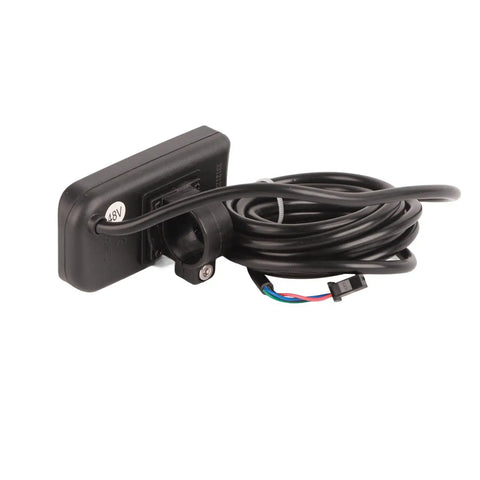 810 LED Display for Electric Bikes and Scooters, Five Wire Cable Controller Ebike LCD Panel, Dope Quality Readout for Speed, Battery Level, Distance, and Ride Data