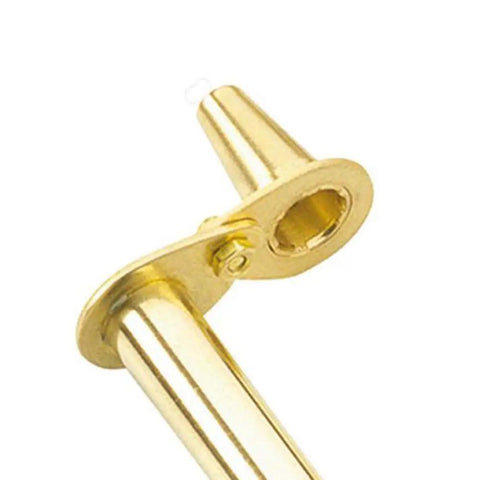 Adjustable Brass Powder Measure for Muzzleloading with Static Free Construction and Swivel Funnel Delivers About 120 Grains