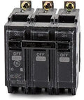 Bolt On Mount THQB Miniature Circuit Breaker 3 Pole 100 Amp 240 Volt AC For Panels Quick Install Durable Overload Protection