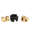 Premium Oldham Coupling For V-Core 3.1 And V-Core4 3D Printer Z Axis, 3-Pack Bi-Material Lead Screw Decoupler, brass and black