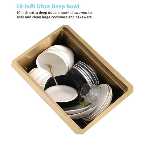 Undermount 10 Inch Bar Sink For Your Wet Bar 10x18 Inch Stainless Steel 16 Gauge Single Bowl Kitchen Sink With Dish Grid