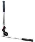 Lever Tube Bender For Three Eighths Inch Tubing With Cushioned Grip Handles And Integrated Bend Angle Markings, Bends Copper Aluminum Brass Steel Stainless Steel And More For Pros And DIY Projects