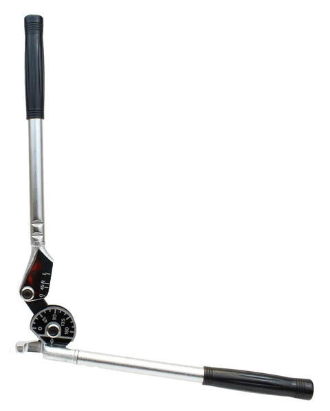 Lever Tube Bender For Three Eighths Inch Tubing With Cushioned Grip Handles And Integrated Bend Angle Markings, Bends Copper Aluminum Brass Steel Stainless Steel And More For Pros And DIY Projects