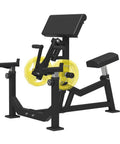 Preacher Curl Bench And 2 In 1 Arm Training Machine For Home Gym Plate Loaded Bicep Curl And Tricep Extension Station Adjustable