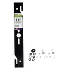 16 Inch Universal Power Rake And Dethatcher Blade For Lawn Mowers, Fits 330100 Models, includes washers and springs, product shown