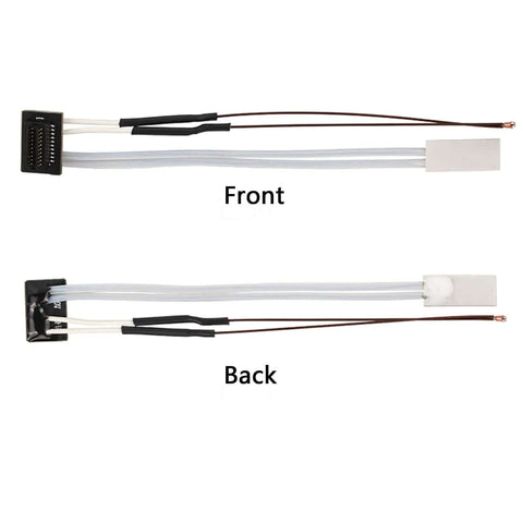 Front and back view of 2 Pack 24V 48W Ceramic Heater With Thermistor For P1P And P1S 3D Printers High Temp 300C