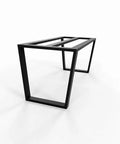 Beefy Heavy Duty Metal Table Frame For Granite Quartz Glass Tops, 660 Lb Capacity, 28 Inch Height, Industrial Style Base