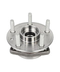 Front Wheel Hub Bearing Assembly 1Pc Fits Jeep Gladiator And Wrangler 2018-2023 With 2.0L 3.0L 3.6L Or 6.4L Engines Left Or Right Side OE Quality Replacement, silver metal with bolts, top view