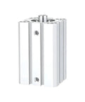 Rock Solid Compact Air Cylinder Acting As A Smooth Operator Pneumatic Actuator for tight spaces with aluminum frame.