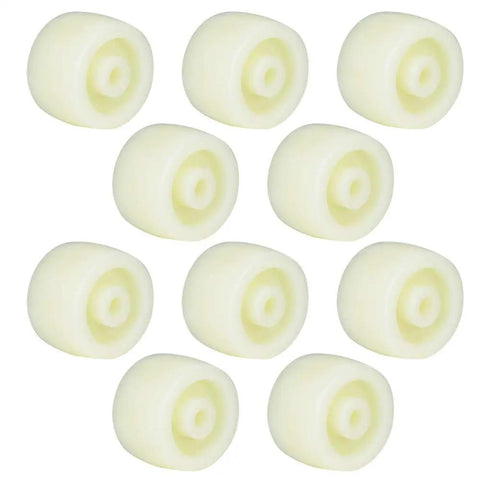 Nylon Wheel Caster Rollers Set 1.5 Inch Diameter Directional Polypropylene Wheel 10 Pack 40 Kg Load Grippy No Slip Surface