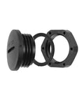 Nylon Closure Plug Set 10 Pcs NPT Half Inch Black Weatherproof Nonmetallic Round Cover Flame Retardant Waterproof Dustproof Corrosion Resistant PA Material