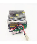 Switching-Mode Power Supply 60W With UPS And Charge Function Converts AC 110/220V To DC 12V/24V, front view showing components