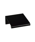 Back Mount Finger Edge Pull Handle 1.5 Inch Aluminum Matte Black Lightweight Cabinet And Drawer Pulls for DIY