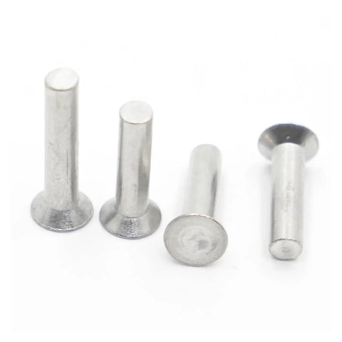 These Badass Aluminum Countersunk Solid Rivets Deliver Slick Flush Finish And Heavy Duty Performance Perfect For Top Notch Workshop Or Industrial Jobs In M2 Through M8 Sizes Packed Twenty Pieces