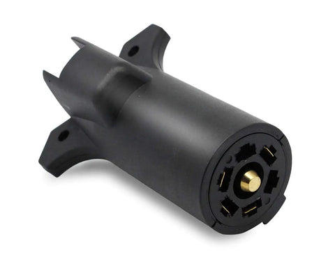 Ultimate 7 Pin To 5 Pin Trailer Adapter For RVs Waterproof And Dustproof Plug With Tool Free Installation Round 7 Way Blade To 5 Way Flat Connector For Trailers Exterior Accessories