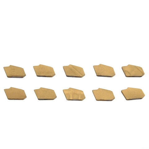 Pro Grade Lathe Tool Holder Set With 10 GTN-3 SP300 Inserts for steel grooving, coated carbide cut off inserts delivering long life.