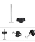 Heavy Duty Quick Acting Hold Down Clamp Set For T Slot Track Systems Metal Woodworking Toggle Clamps components shown separately