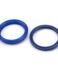 Hydraulic Log Splitter Cylinder Rebuild Seal Kit For 4.0 Bore And 1.75 Rod, Rubber And Plastic Seals in blue color