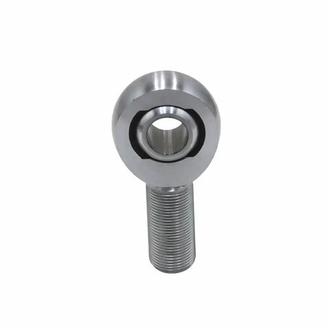 Bulletproof 4130 Chromoly 1-1/4 Inch Rod End Heim Joint 4-Link Kit Set Of 16 With Stainless Misalignment Spacers close-up of rod end joint.