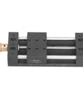 Manual Linear Slide With Aluminum Base Table Ball Screw Motion Rail Precision Linear Bearing Guide 75mm Stroke