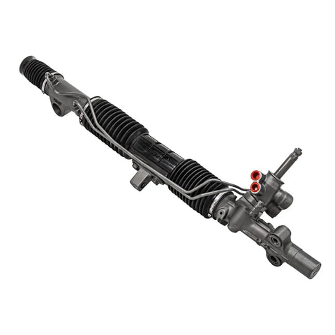 Premium Heavy Duty Power Steering Rack And Pinion Assembly Fits 2001 Through 2005 Honda Civic 1.7 Liter Non Hybrid Excluding Si Variants Plus Acura El, showing detailed components.