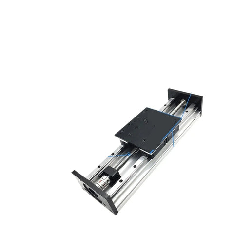 Smooth Operator HGH20 Linear Guide Slide Table For CNC Machines With Adjustable Width From 80mm To 150mm Featuring Heavy Lift 250kg Support and Ball Screw.