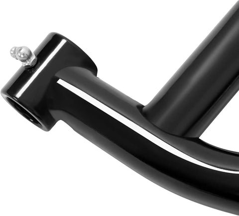 Rear Radius Arms High Clearance For Maverick DPS XMR XRS MAX 2013 2016 Upgrade A Arms With 1.5 Inch Additional Clearance And Heavy Duty Steel Construction Fits Up To 30 Inch Tires Off Road Upgrade Accessory, black steel close-up