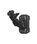 Trail Camera Mounting Bracket With 1/4-20 Threaded Insert 360 Degree Rotating Adjustable Holder For Outdoor Hunting Gear Game Camera Stand Monitor Mount Quick Install Kit, black in color