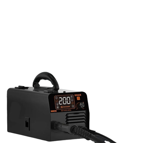 Close-up of All In One 3 In 1 Semi Automatic Welding Machine For MMA MIG Lift TIG Inverter Non Gas Welder Pro Grade Heavy Duty Portable Model HVM200