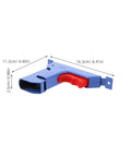 Bedside Rail Latch With Plastic Release Knob And Adjustable Drop Mechanism Replacement Metal Release Button