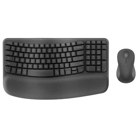 Sweet Work Setup Bundle Featuring One Thirty Watt Type C Dock Driving Dual Four K Monitors And Fast Ethernet Plus Snappy Keyboard Mouse Kit with gel wrist pad.
