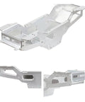 Beefed Up Aluminum Chassis Frame Upgrade Kit For One Tenth Scale RC Cars Featuring Clod Buster And Bullhead TXT 1 close-up view