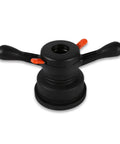 Quick Release Wheel Balancer Adapter Cone With Wing Nut And Hub Shaft Nut Fits 36Mm 38Mm 40Mm Tires Thread Pitch 3Mm top view with handles