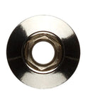 Close-up of Single Chainring Bolt Set 5 Pack In Aluminum Or Steel For 4 Or 5 Bolt Chainrings, showing steel bolt head.