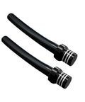 2 Pack Aluminum Breather Valve Kit For Gas Tank Cap And One Way Vent Tube CNC Machined Vent Valve Universal Fit Black