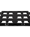 Stainless Steel Mending Plates And Heavy Duty Wall Mounting Brackets For Secure Tool Storage, Furniture Repair, And Ceiling Joists, Built Tough With A Rock Solid Hundred Pound Load Rating In A Handy Two Pack Kit, black wall mount bracket with pre-drilled holes.