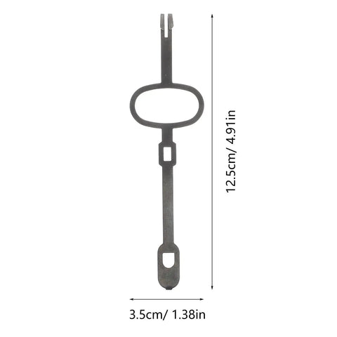 Vintage Clock Pendulum Replacement 4.92 x 1.37 x 0.27 In Mechanical Shaft For Antique Grandfather Clocks Old School Repair Part