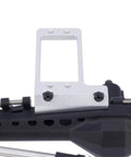 Beefed Up Aluminum Front Axle Servo Mount for 1/10 RC Crawler Cars, Low Center Of Gravity Behind The Axle, shown installed