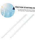 Hands On Friction Electrification Kit For Physics Experiments With Organic Glass Components featuring two white friction rods